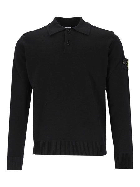 Maglione polo in leggera lana Geelong RWS