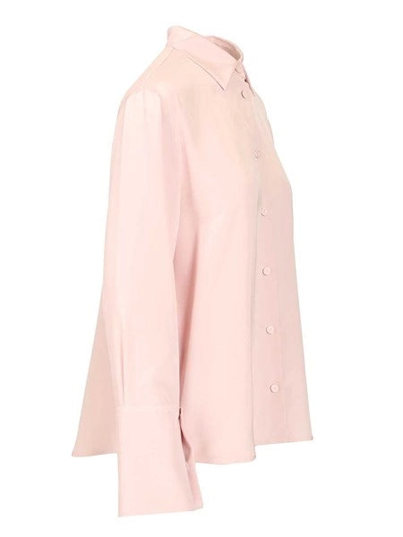 Camicia oversize Voliera in seta