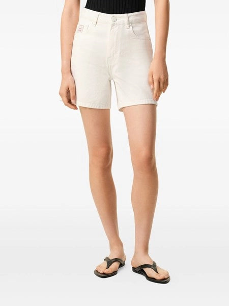 Shorts in twill di cotone