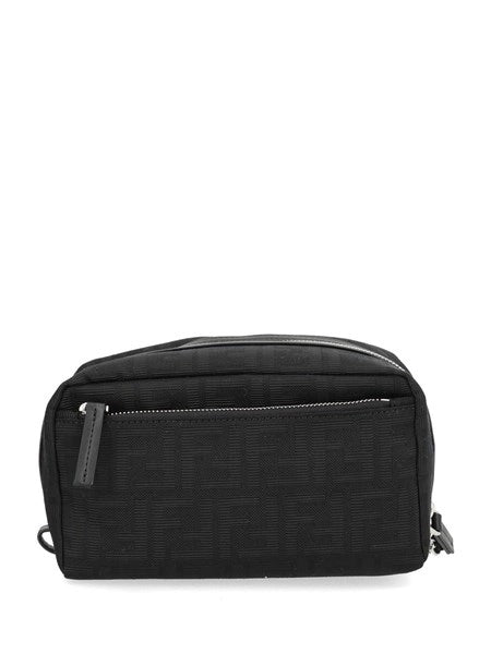 Beauty case piccolo con doppia cerniera