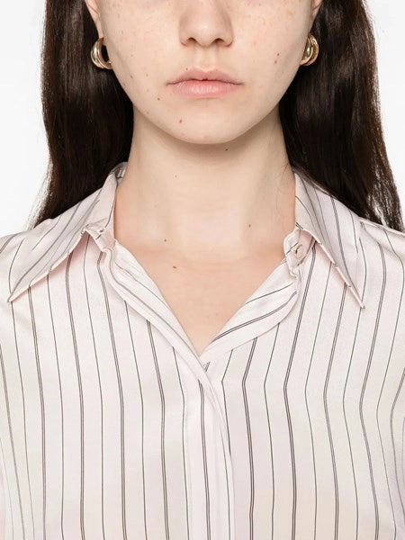 Camicia in crêpe de Chine