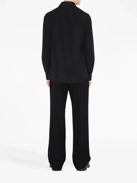 Camicia slim fit in cotone elasticizzato