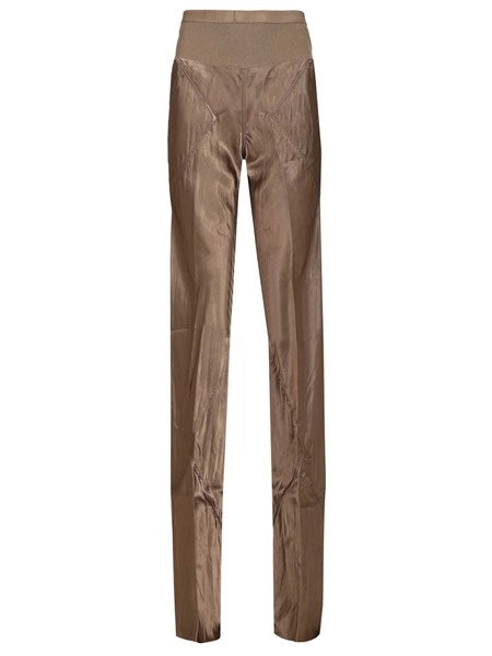Pantaloni svasati in raso Bias