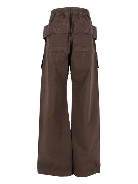 Pantaloni cargo in twill di cotone