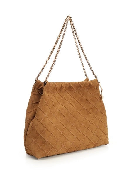 Borsa hobo Fleming in suede