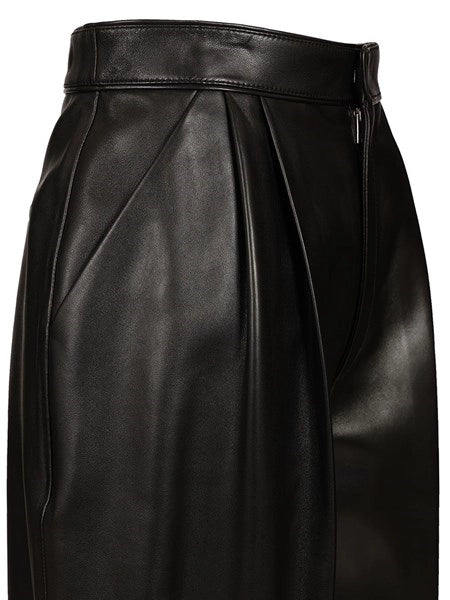Pantaloni in pelle lucida