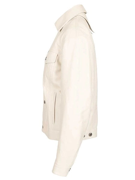 Giubbino in pelle Intrecciato