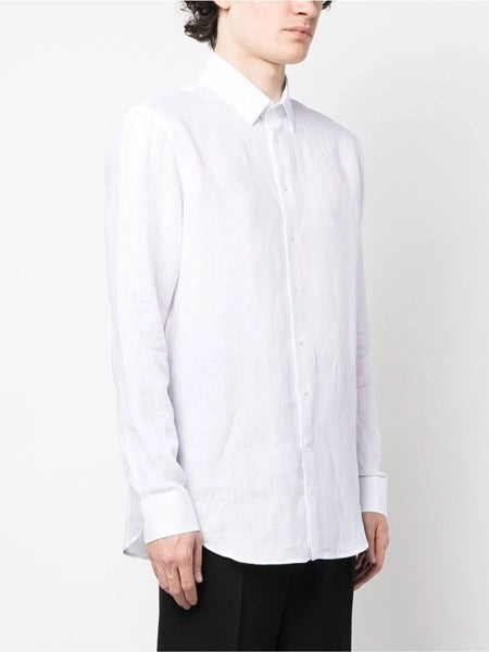 Camicia classica in lino