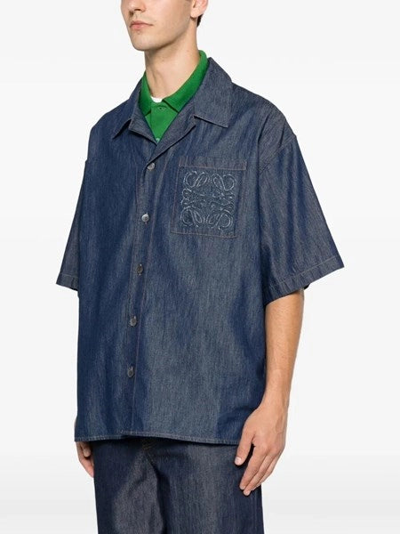 Camicia a maniche corte in cotone