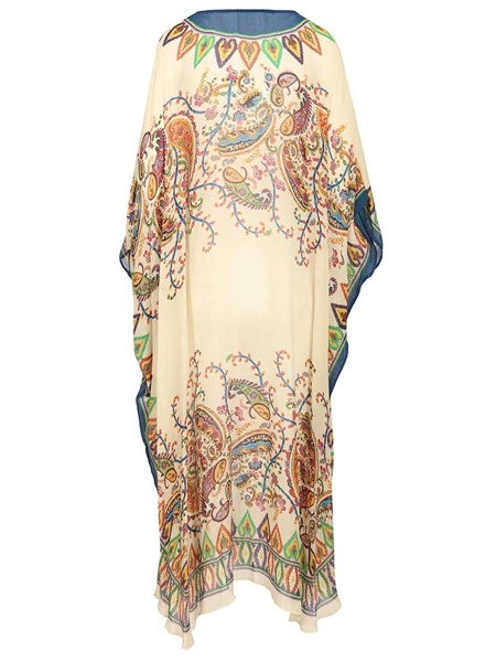 Caftano stampa paisley