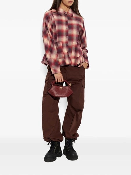 Camicia in flanella a quadri rossi