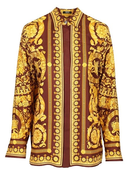 Camicia in twill di seta