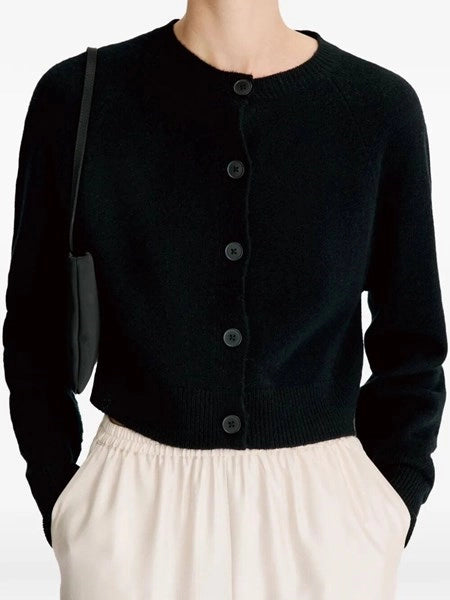 Cardigan crop in cashmere HEIKE