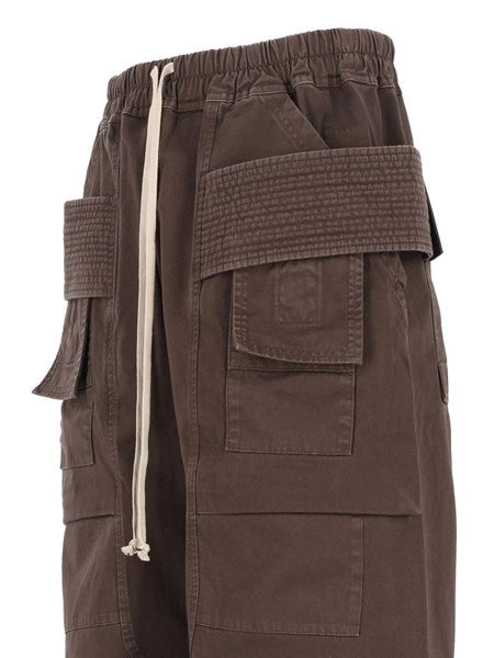 Pantaloni cargo in twill di cotone
