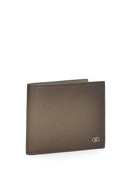 Portafoglio bifold Gancini