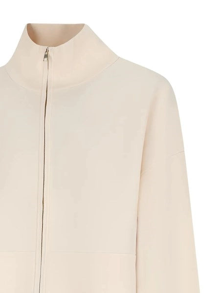 Cardigan in crêpe