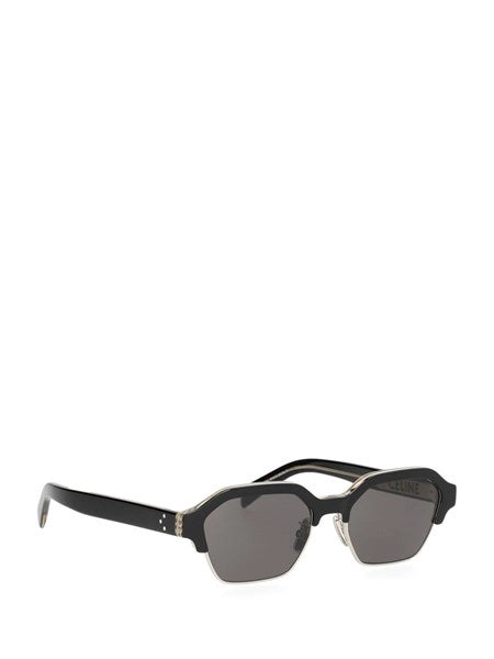 Occhiali da sole Black Frame 63 in acetato e metallo