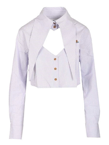 Camicia con cutout a cuore