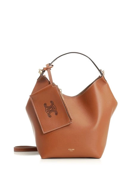 Hobo piccola in pelle