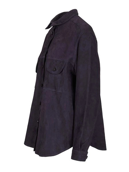 Camicia Viva Berber in suede