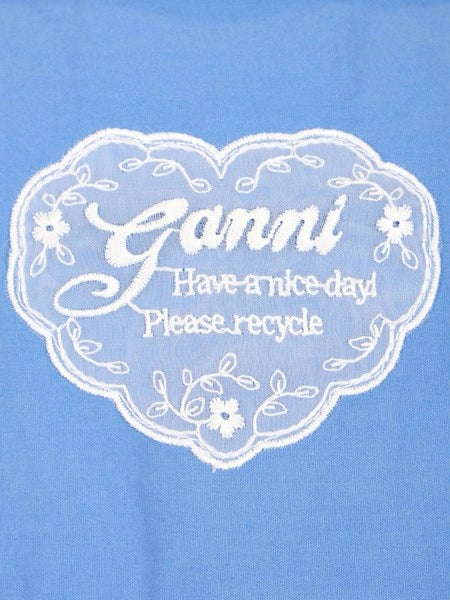 Camicia in cotone con dettagli in pizzo