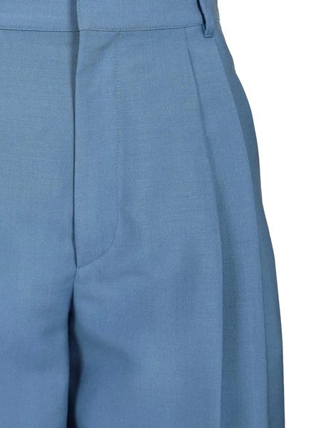 pantaloni montauk in lana e mohair