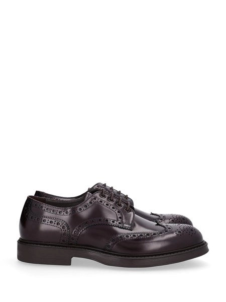Scarpa derby in pelle lucida