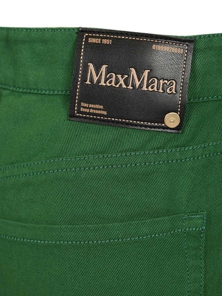 Pantalone in drill di cotone e lino