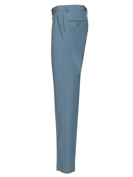 Pantaloni in popeline di lana