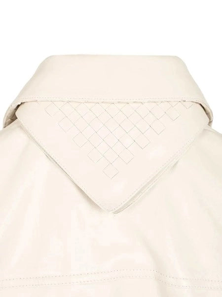 Giubbino in pelle Intrecciato