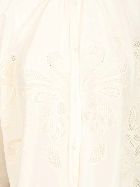 camicia bohemienne in voile con ricamo “lunamaris”