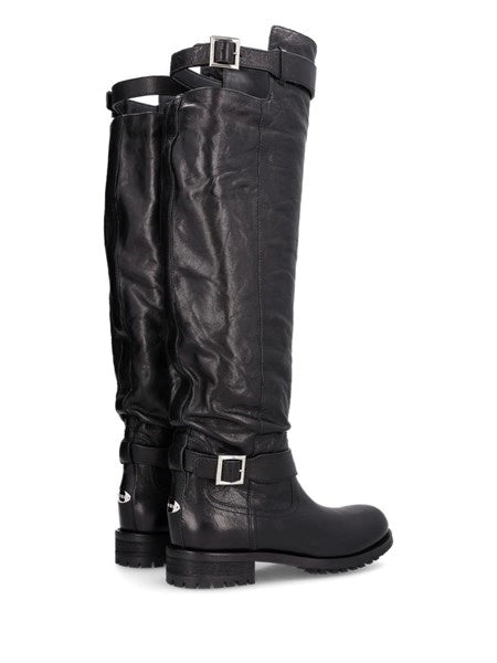 Biker Knee Boot