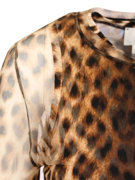 Abito aderente animalier