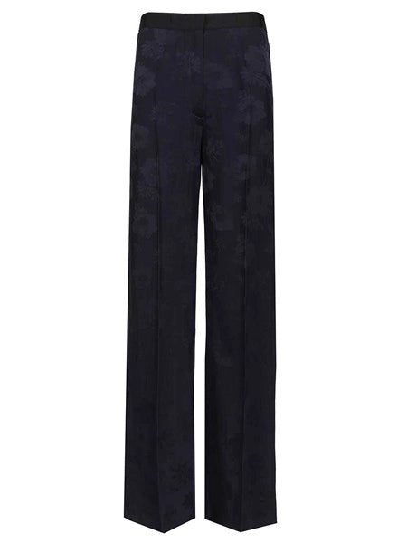 pantalone in jacquard fluido bouquet