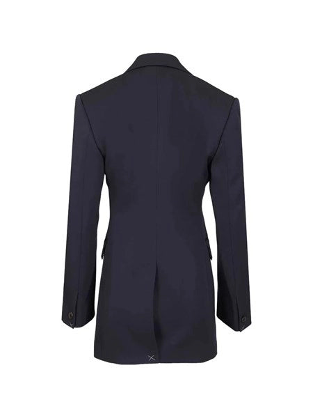 Blazer Colonne in lana diagonale