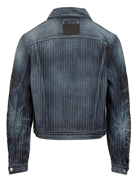 Giacca patchwork in denim