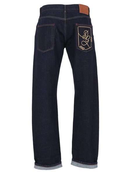 Jeans con ricamo