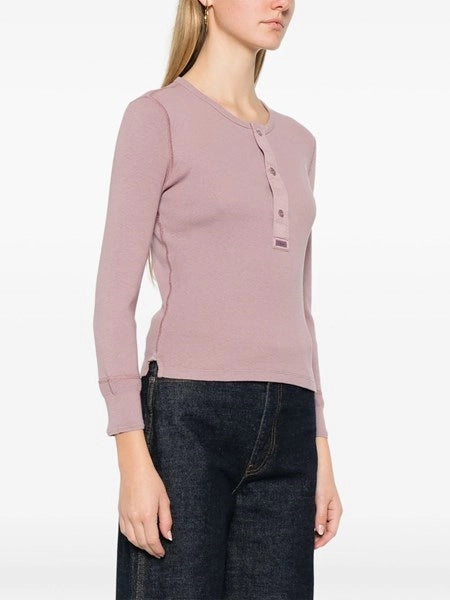 Maglia serafino in cotone