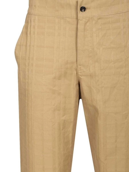 Pantaloni in cotone Check