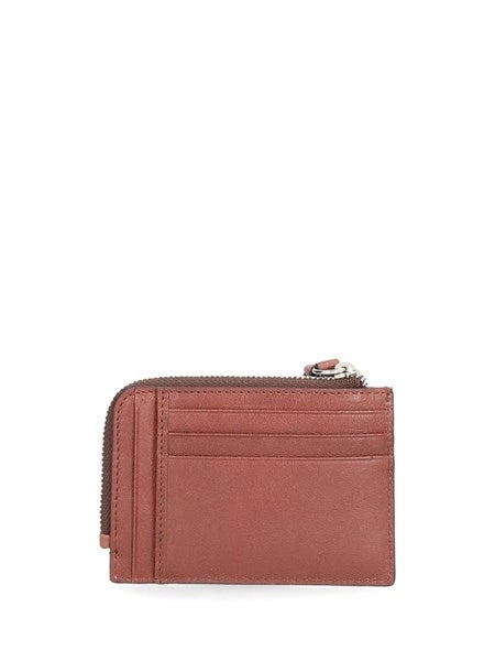 Porta carte con zip