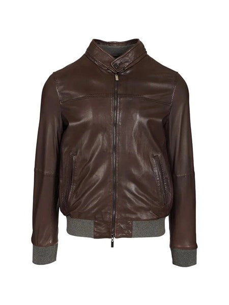 Bomber in pelle