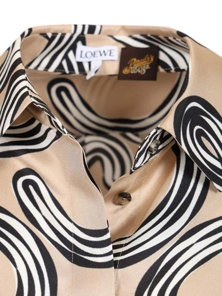 Camicia a palloncino in seta