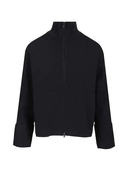Cardigan in crêpe