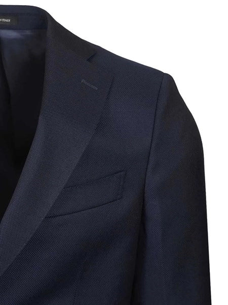 Blazer in lana blu