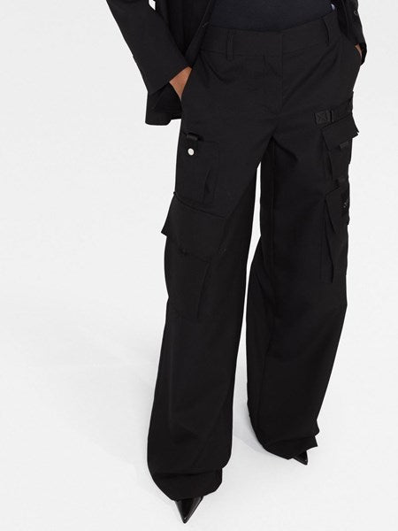 Pantalone cargo nero