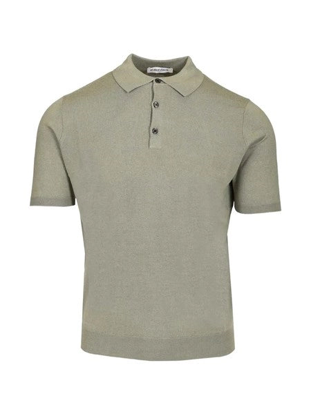Polo in seta e cashmere