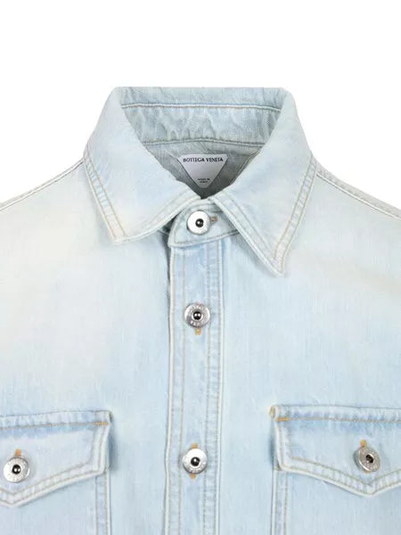 Overshirt in denim Extra Bleach