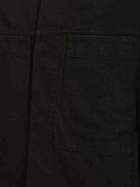Biker in denim BIKER JACKET LIGHT BULL DENIM-TC, GARMENT DYED BLACK