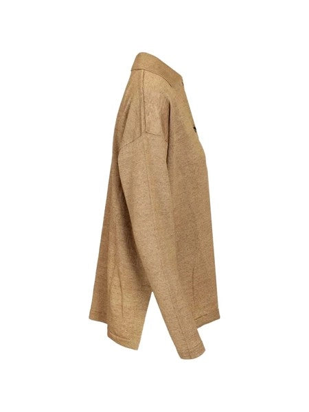 Cardigan in filato di lino