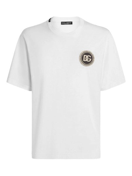 T-shirt in jersey con patch